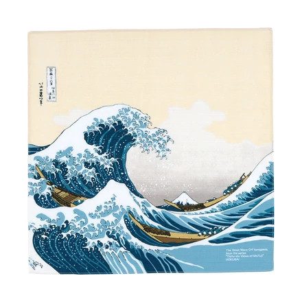 Furoshiki - nagy hullám Hokusai