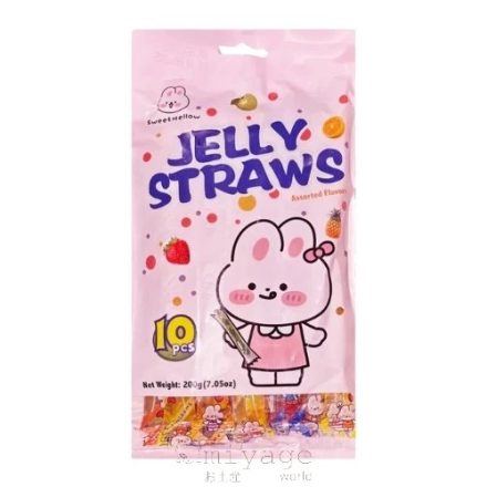 Jelly Straws Vegyes ízek 200g 