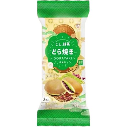 Dorayaki  adzuki babbal és matcha teával 165 gr.