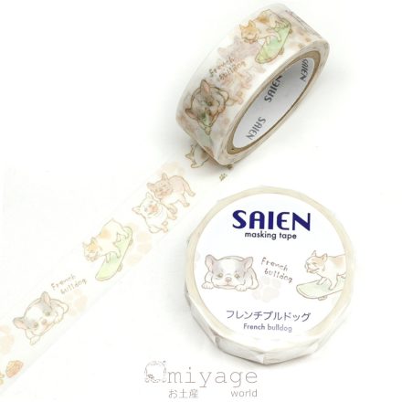 Japán washi tape bulldog