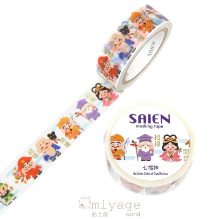 Japán washi tape 7 szerencseisten