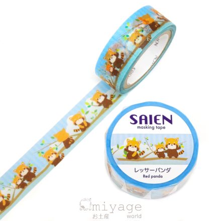 Japán washi tape vörös panda